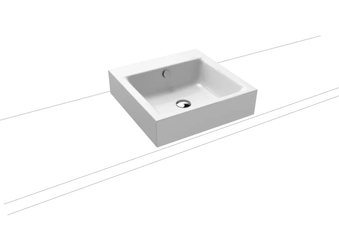 Hovedbilde Kaldewei PURO Mod 3156 Toppmontert Servant, 46x46 cm, Alpine White, 0 ...