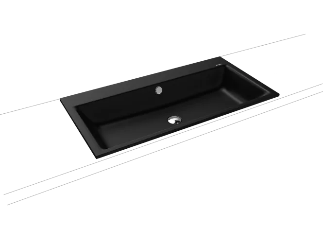 Hovedbilde Kaldewei PURO Mod 3152 Nedfelt Servant, 90x46 cm, Black Matt 100, 0 ...