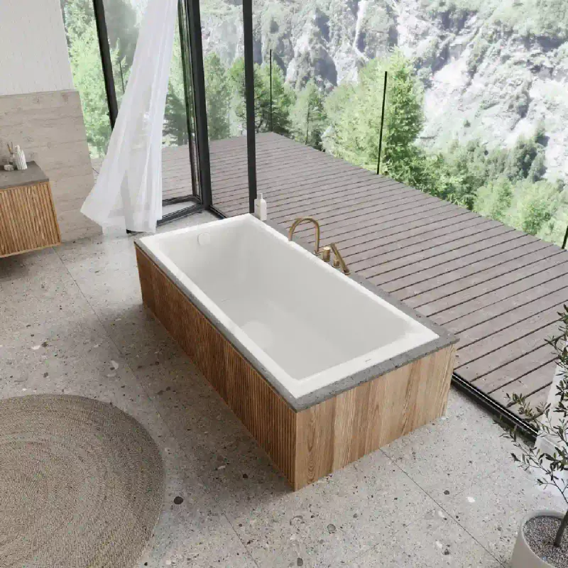 Kaldewei PURO NEXT Mod 1422 Innebygd Badekar 170x70 cm