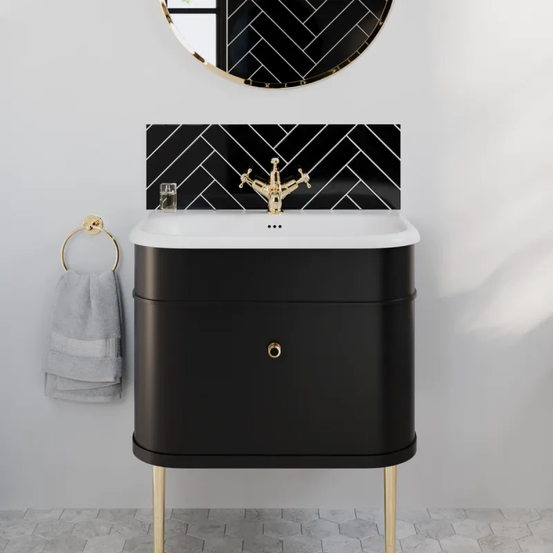 Burlington Claremont Regal servantbatteri m/pop-up ventil