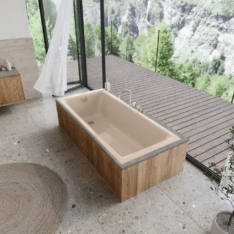 Kaldewei PURO NEXT Mod 1428 Innebygd Badekar 180x80 cm