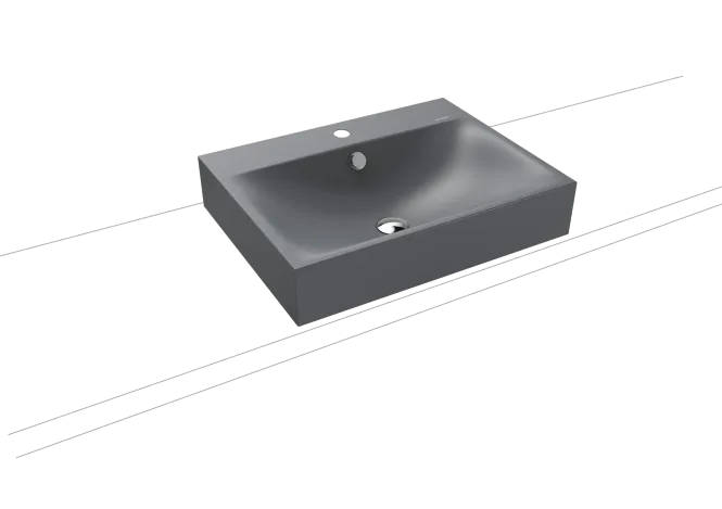 Hovedbilde Kaldewei SILENIO Toppmontert Servant Mod 3042 60x46 cm, Cool Grey 70, ...