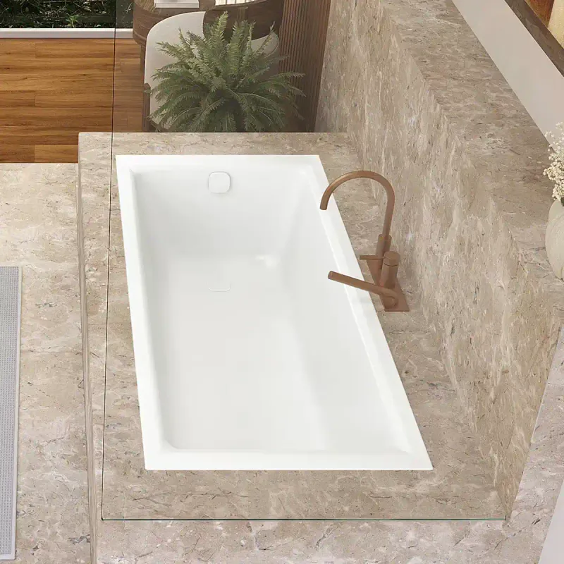 Kaldewei PURO NEXT Mod 1428 Innebygd Badekar 180x80 cm