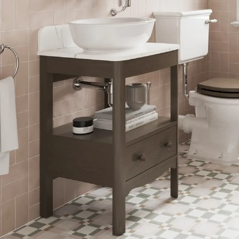 Burlington Guild Servantskap 58 cm med Carrara Benkeplate