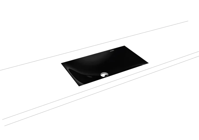 Hovedbilde Kaldewei SILENIO Underlimt Servant Mod 3047 63.4x39.1 cm, Black Matt ...