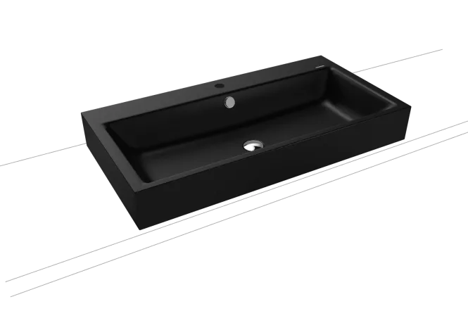 Hovedbilde Kaldewei PURO Mod 3158 Toppmontert Servant, 90x46 cm, Black Matt 100, ...