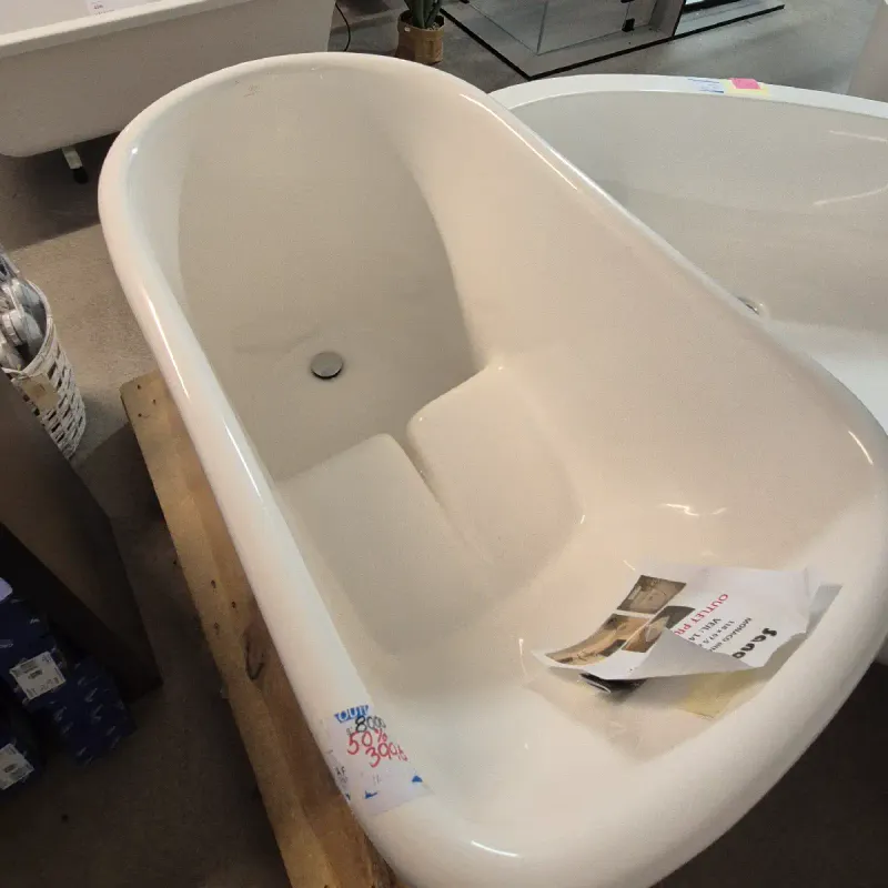 OUTLET: Sanova Monaco Sittebadekar 118x67,5 cm Hvit - Utstilling