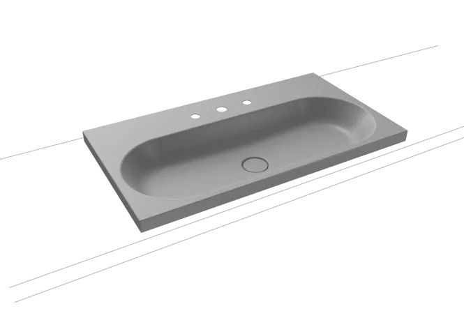 Hovedbilde Kaldewei CENTRO Mod 3056 Toppmontert Servant, 90x50 cm, Cool Grey 30, ...