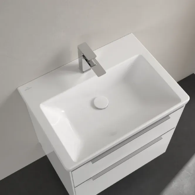 Hovedbilde Villeroy & Boch Subway 3.0 enkel møbelservant 65 cm med kranhull