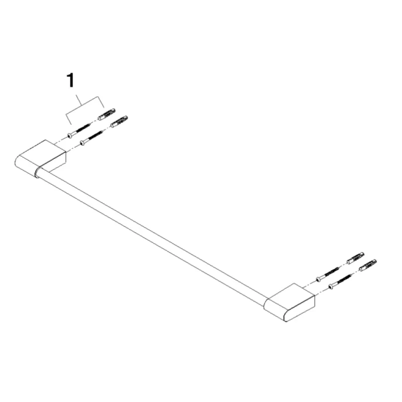 Dornbracht Edition Pro Håndklestang - Krom