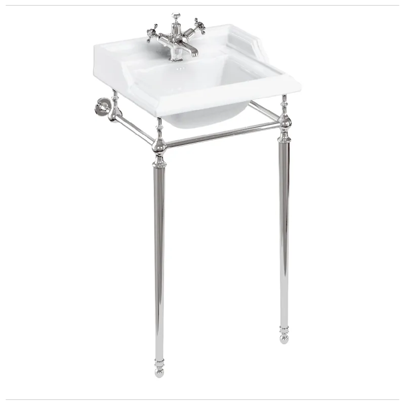 Burlington Classic servant 51x45 cm inkl.rørstativ i krom