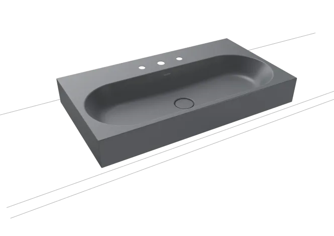 Hovedbilde Kaldewei CENTRO Mod 3058 Toppmontert Servant, 90x50 cm, Cool Grey 70, ...