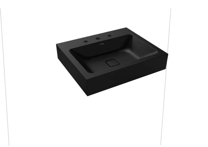 Hovedbilde Kaldewei CONO Mod 3089 Vegghengt Servant, 60x50 cm, Black Matt 100, 3 ...