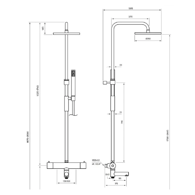 Hovedbilde Tapwell TVM2200 takdusj