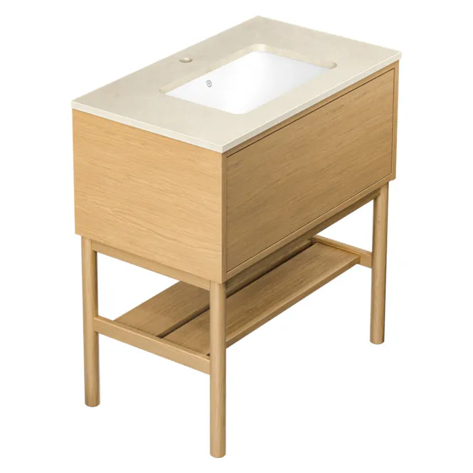 Hovedbilde Gustavsberg Ducentic Servantskap 80 cm med Benramme, Beige Royal ...