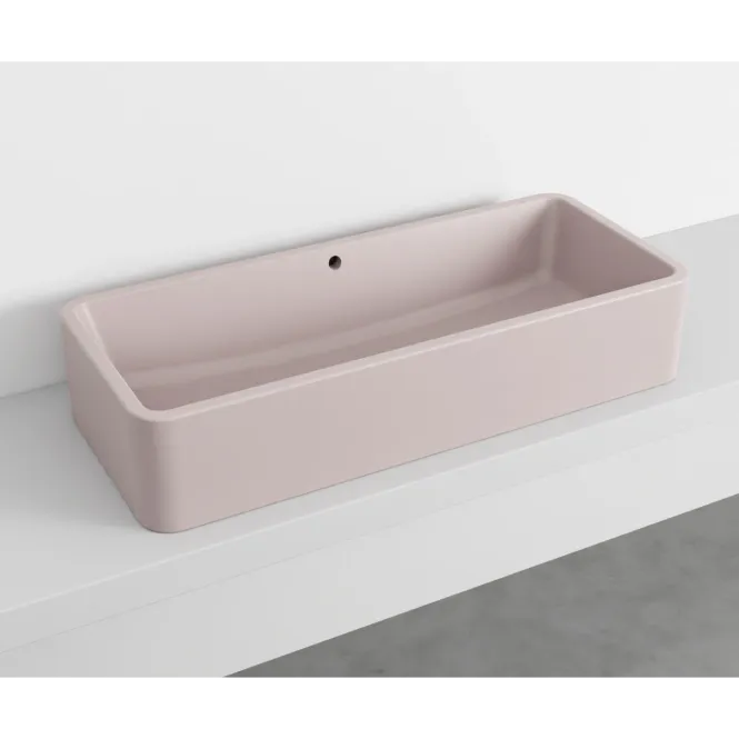 Hovedbilde Cielo Shui Comfort rektangulær servant 100x42 cm toppmontering