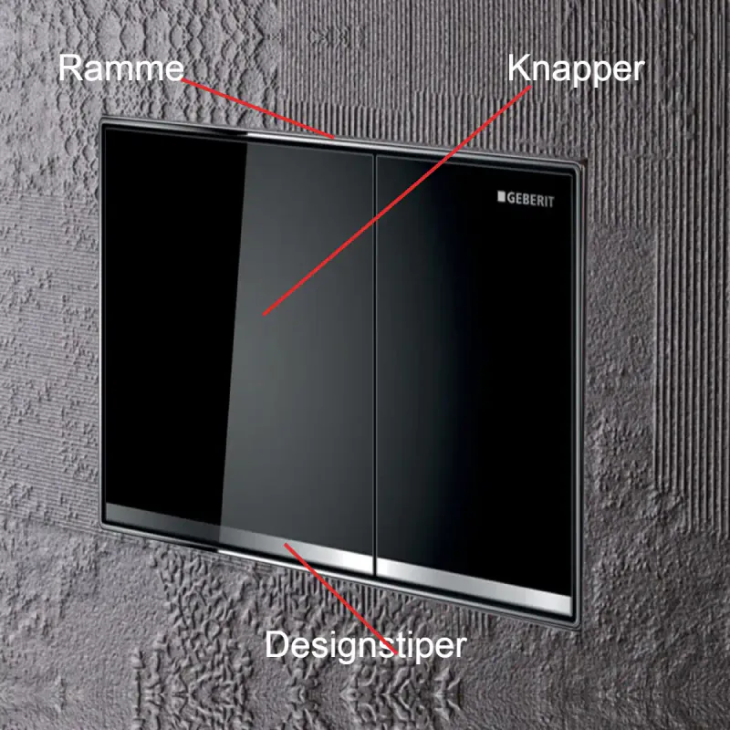Geberit Sigma 60 betjeningsplate