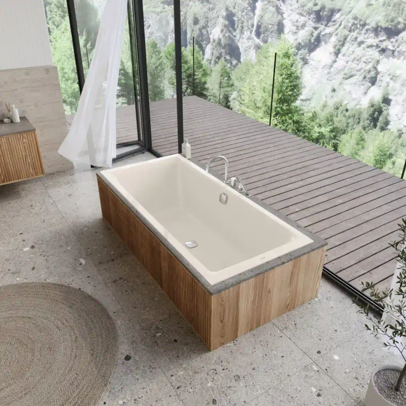 Kaldewei PURO NEXT COMBI Mod 1433 Innebygd Badekar 170x70 cm