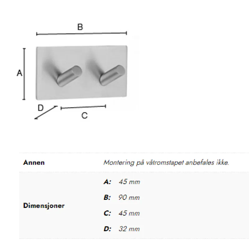 Beslagsboden dobbel krok