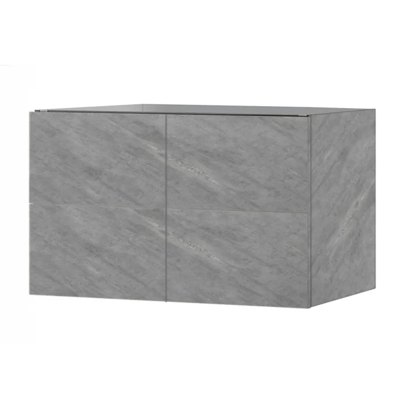 Scala Bad Como 120 cm dobbel servantskap - Stone fronter