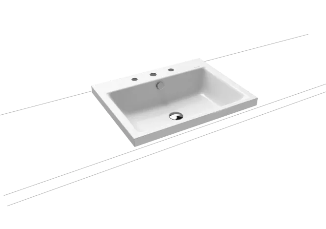 Hovedbilde Kaldewei PURO Mod 3154 Toppmontert Servant, 60x46 cm, Cool Grey 70, 1 ...