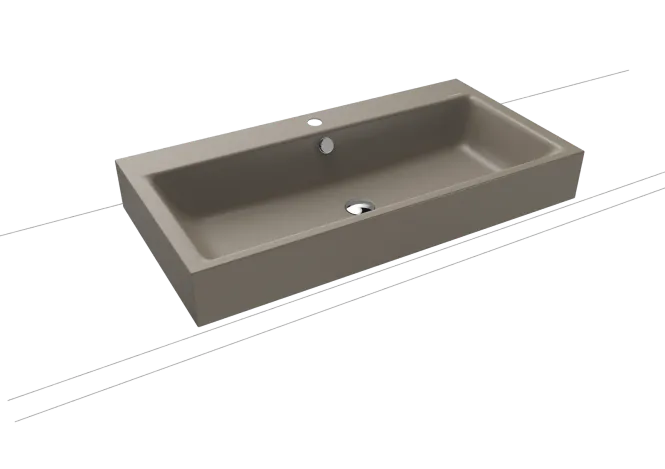 Hovedbilde Kaldewei PURO Mod 3158 Toppmontert Servant, 90x46 cm, Warm Grey 60, 1 ...