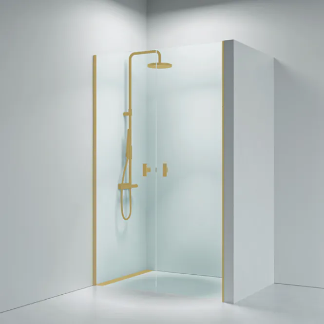 Hovedbilde Strømberg Noma 30 Dører For Dusjnisje - Børstet Messing