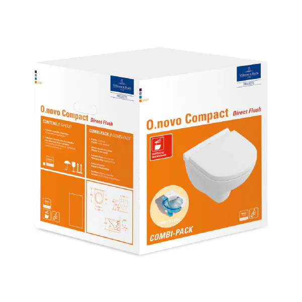 Hovedbilde OUTLET: Villeroy & Boch O.novo Vegghengt Toalett ...