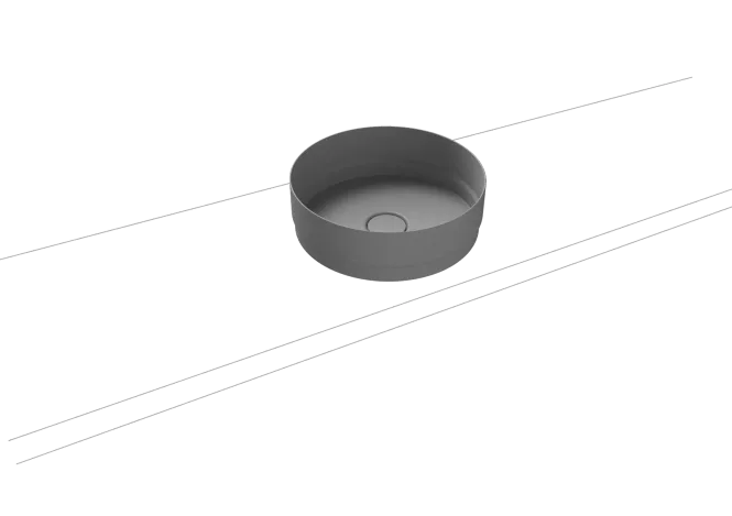 Hovedbilde Kaldewei NUEVA Mod 3191 Toppmontert Servant, 38x38 cm, Cool Grey 30, ...
