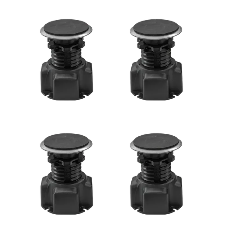 Kaldewei 4 justerbare føtter med støttering for dusjkar laget av SOLIDLITE