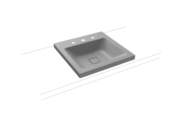 Hovedbilde Kaldewei CONO Mod 3076 Toppmontert Servant, 50x50 cm, Cool Grey 30, 3 ...