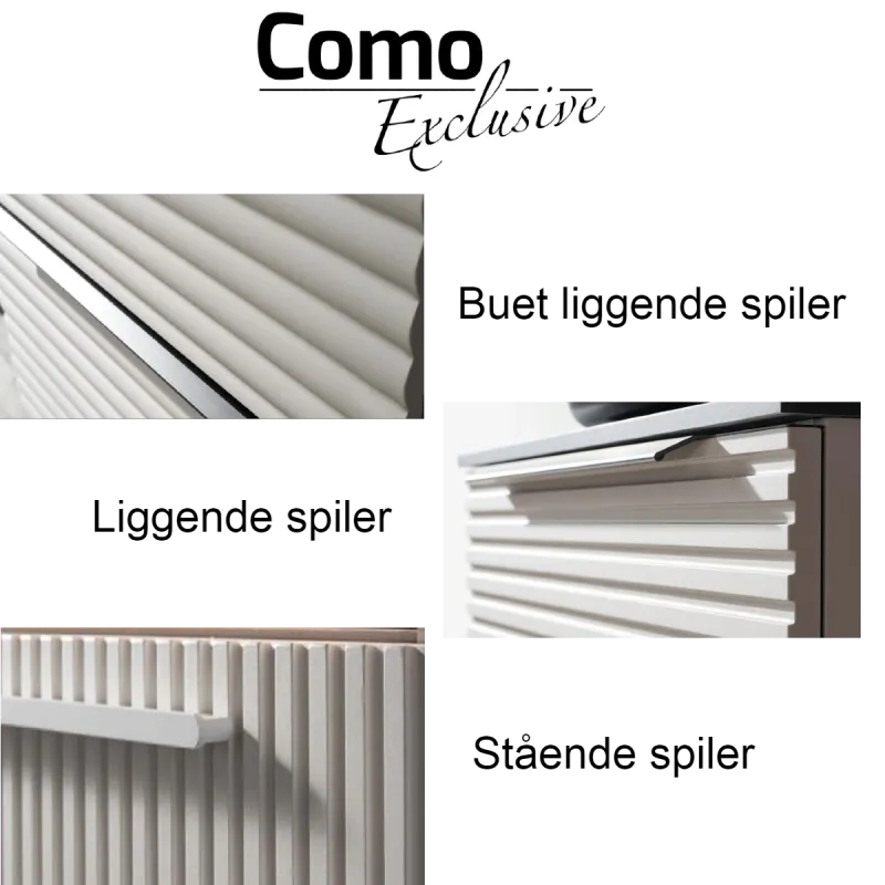 Scala Bad Como 150 cm servantskap - Exclusive fronter