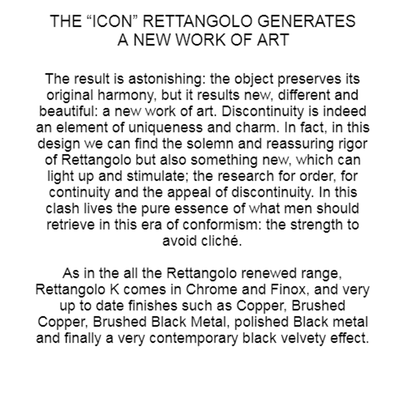 Gessi Rettangolo K servantbatteri
