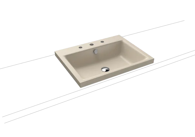 Hovedbilde Kaldewei PURO Mod 3154 Toppmontert Servant, 60x46 cm, Warm Beige 20, ...