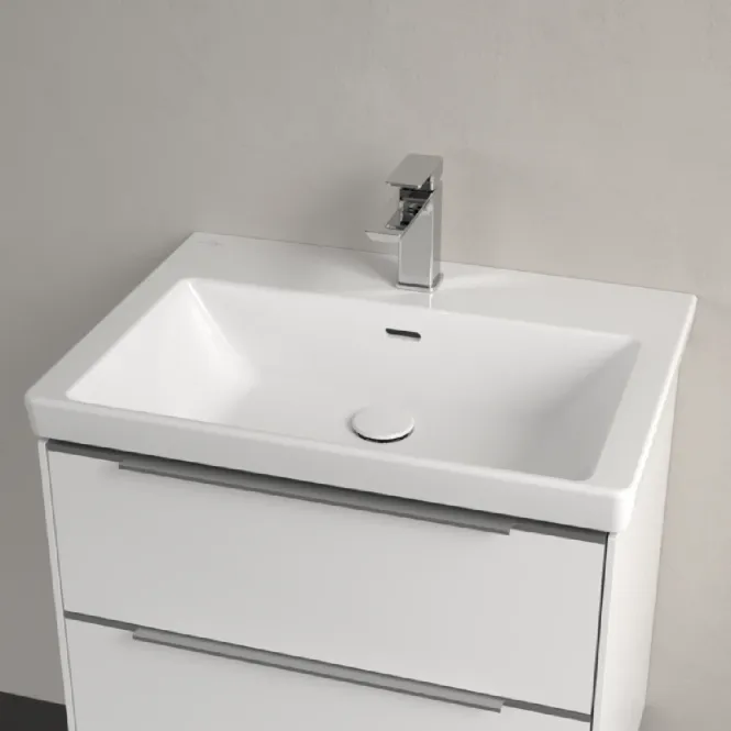 Hovedbilde Villeroy & Boch Subway 3.0 enkel møbelservant 65 cm med kranhull