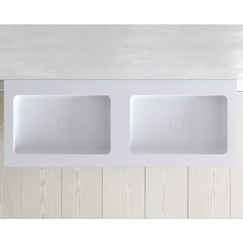 Copenhagen Bath SQ2 120 cm servantskap - dobbel servant