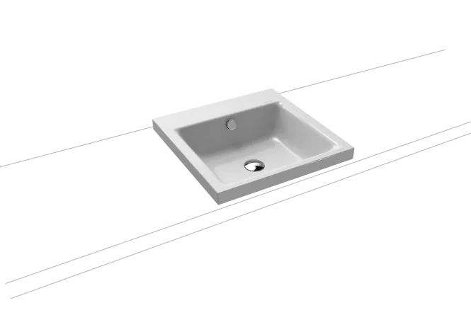 Hovedbilde Kaldewei PURO Mod 3153 Toppmontert Servant, 46x46 cm, Manhattan, 0 ...