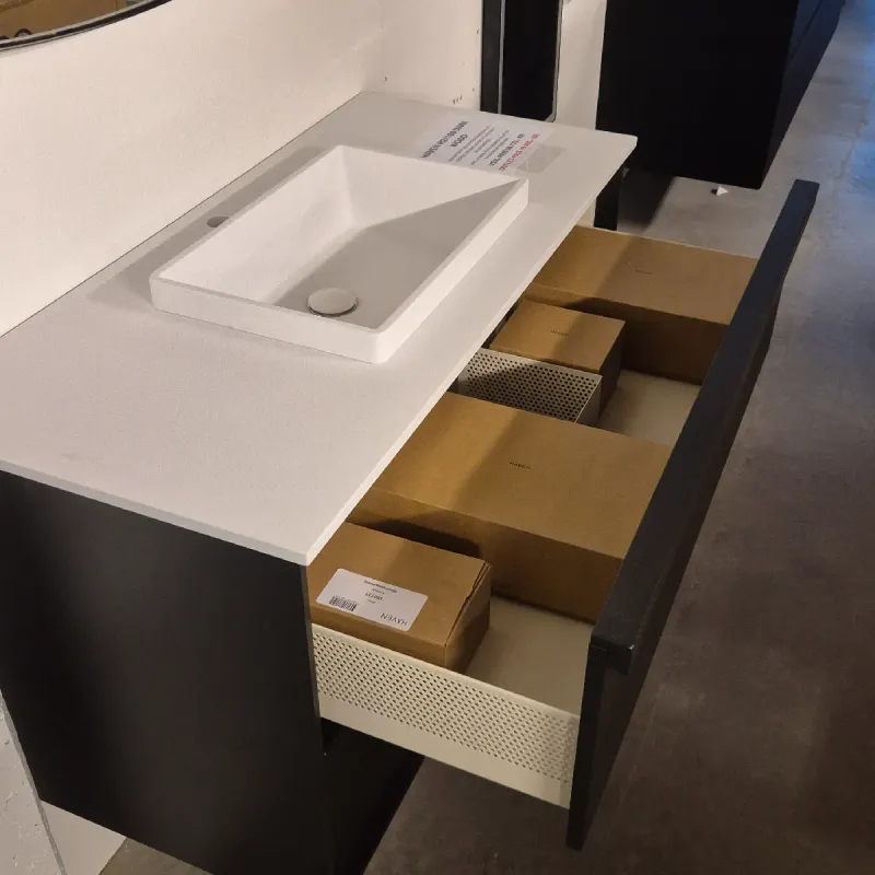 OUTLET: Haven H2/100 Baderomsinnredning Dark Wood - Utstilling