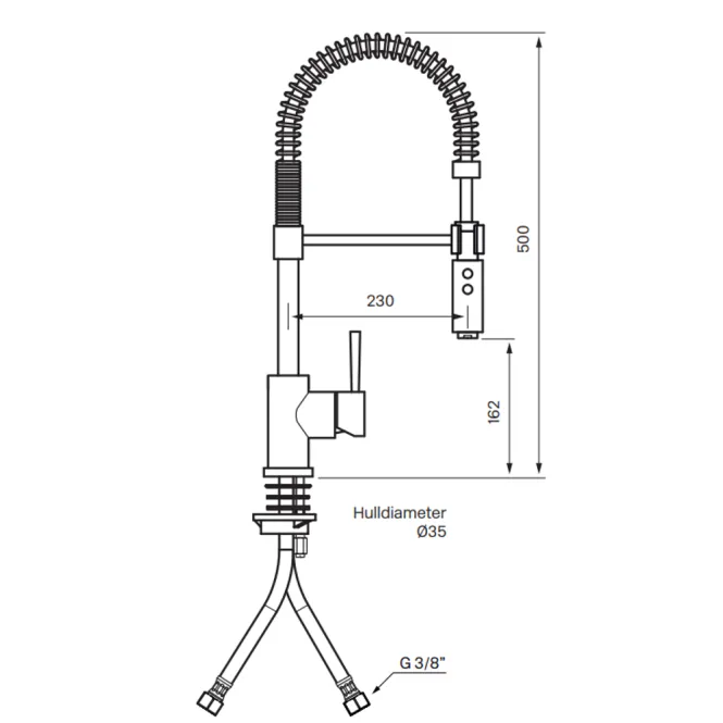 Hovedbilde Tapwell EVO176 kjøkkenbatteri