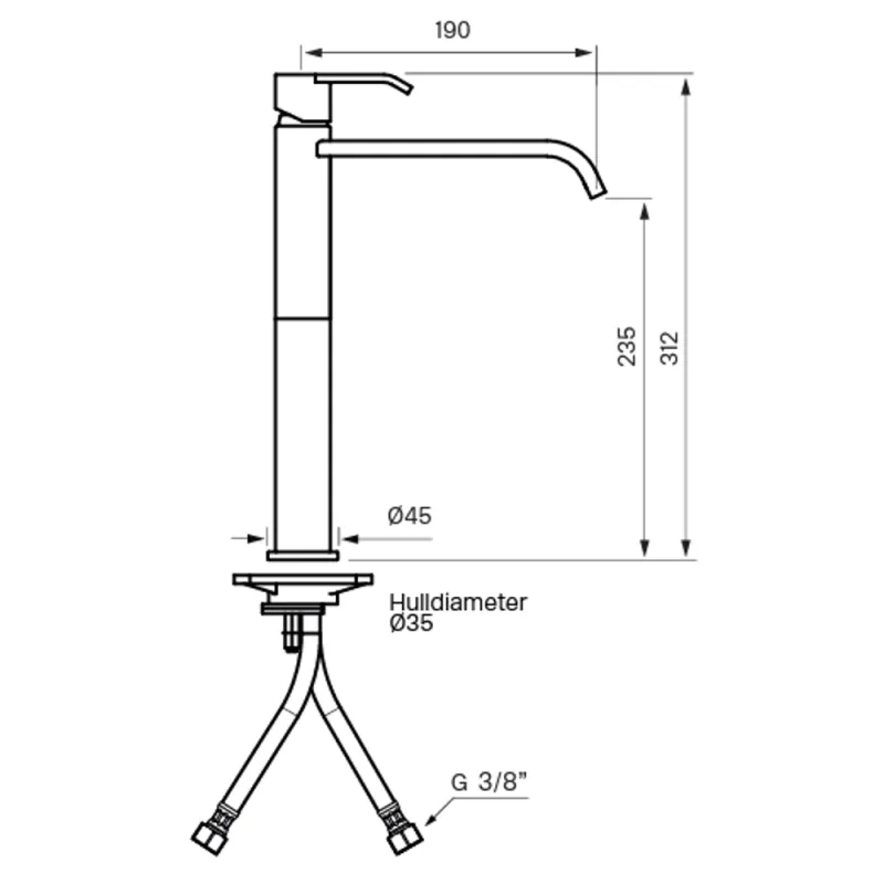Tapwell VIC081 servantbatteri