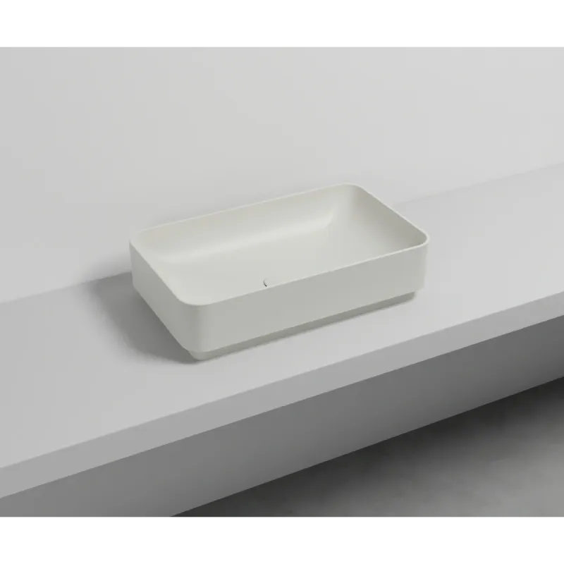 Cielo Mare Rektangulær servant 60x38 cm toppmontert