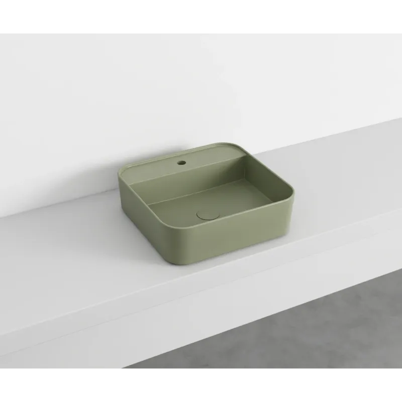 Cielo Shui Comfort firkantet servant 44x43 cm vegg/topp
