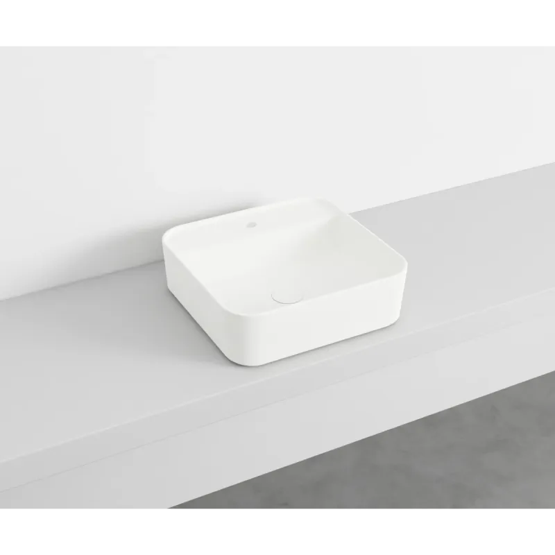 Cielo Shui Comfort firkantet servant 44x43 cm vegg/topp