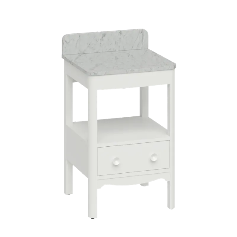 Burlington Guild Servantskap 52 cm med Carrara Benkeplate