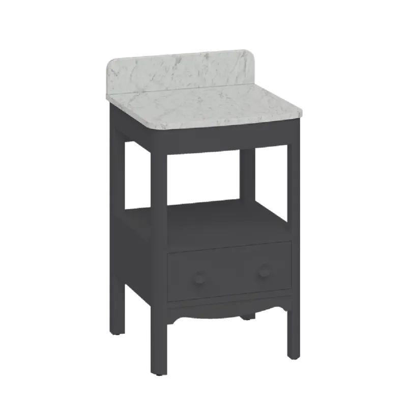 Burlington Guild Servantskap 52 cm med Carrara Benkeplate