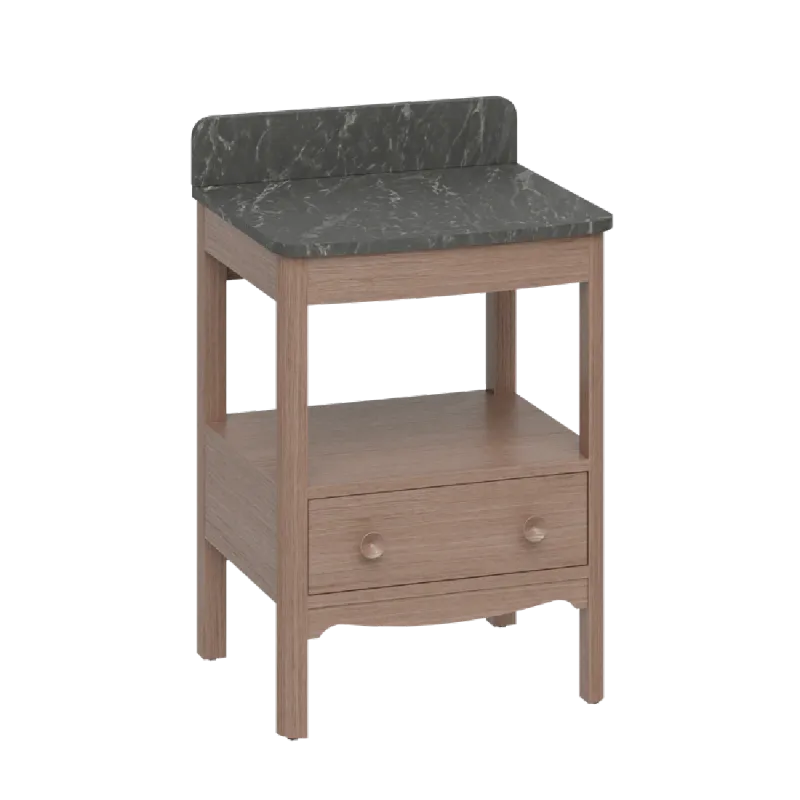 Burlington Guild Servantskap 58 cm med Marquina Benkeplate