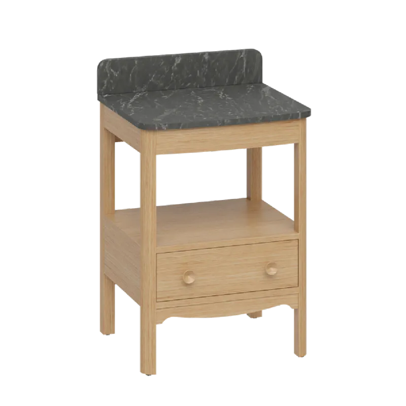 Burlington Guild Servantskap 58 cm med Marquina Benkeplate