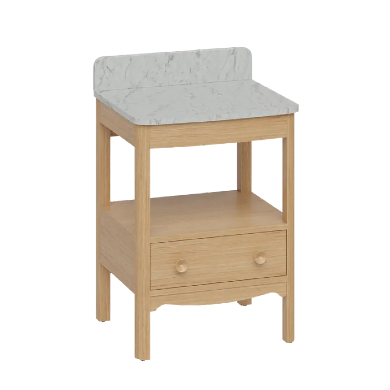 Burlington Guild Servantskap 58 cm med Carrara Benkeplate