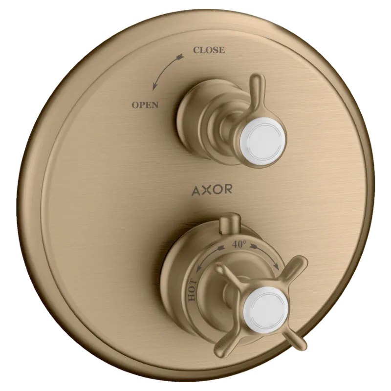 Axor Montreux Innebygd Termostatmodul med kryssgrep og avsperring - 1 uttak