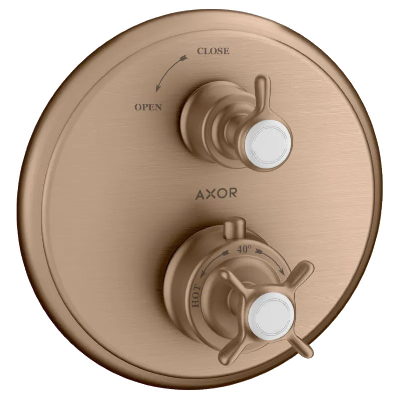 Axor Montreux Innebygd Termostatmodul med kryssgrep og avsperring - 1 uttak